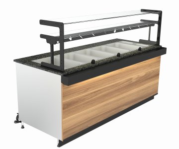 Saladbar Teşhir Vitrinleri 160 - 200 cm